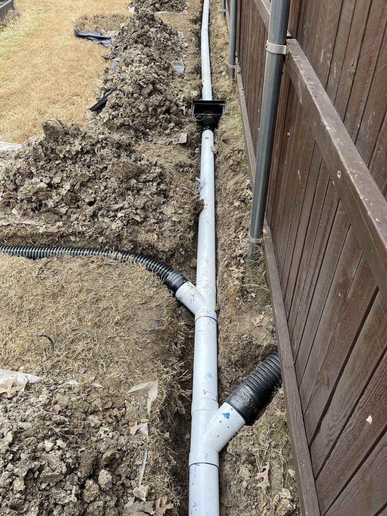 french drain runoff